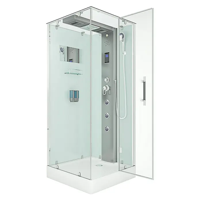 AcquaVapore Komplettdusche Dampfdusche D38-20R2 - 100 x 100 x 218 cm
