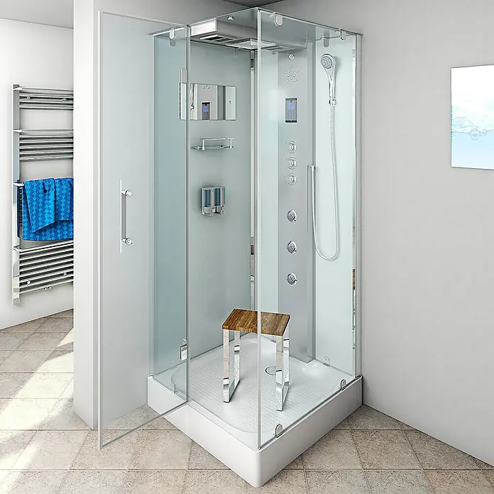 AcquaVapore Komplettdusche D38-20L1 - 100 x 100 x 218 cm