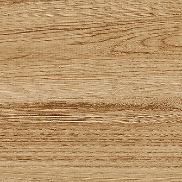 Steingutfliese Mini York - 60 x 11 cm, Sabbia, Matt - Nahaufnahme eines Holzbrett, das eine natürliche Maserung und eine warme, einladende Farbe aufweist. Ideal für Hintergründe.