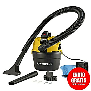 PowerPlus Aspirador en seco y húmedo eléctrico POWX318 (750 W, Volumen de recipiente: 4 l)