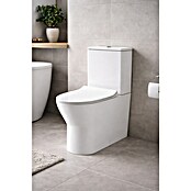 Pack de WC Nairon (Sin borde de descarga, Salida dual, Blanco) | BAUHAUS
