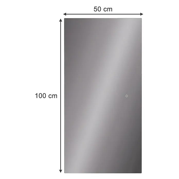 Vicco Wandspiegel Miral Glas mit Backlight Beleuchtung - Glas