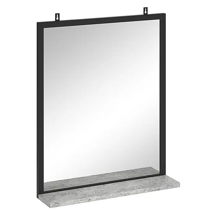 Vicco Wandspiegel Fyrk Beton - Beton