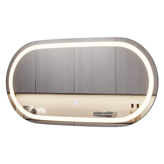 Vicco Wandspiegel Miral Glas mit Frontlight Beleuchtung - Glas