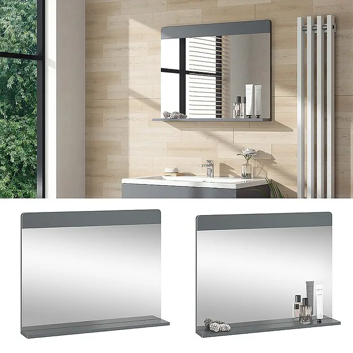 Vicco Wandspiegel Izan Grau - Grau