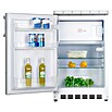 Respekta Küchenzeile KB225EYW (Breite: 225 cm, Mit Duo-Kochmulde, Weiß)