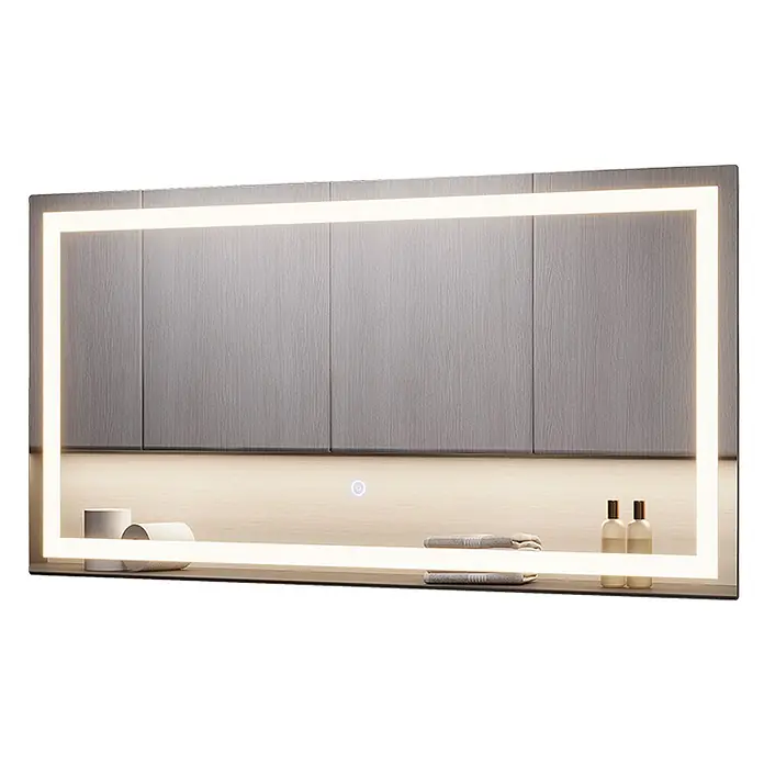 Vicco Wandspiegel Miral Glas mit Frontlight Beleuchtung - Glas