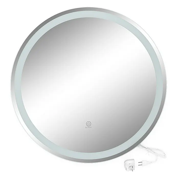Vicco Wandspiegel Lumos Weiß mit Touchschalter - Weiß