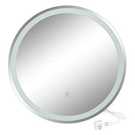 Vicco  Wandspiegel Lumos Weiß mit Touchschalter