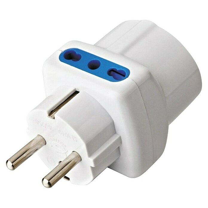 Potovalni adapter za vtičnice AD-SC5  (230 V, 16 A, Barva: Bela) | 3238 - Reisestecker | CBDD - Zwischenstecker | CBD - Verlängerungen, Tischsteckdosen, Kabelt | CB - Elektroinstallation | C - Elektro | BAUHAUS
