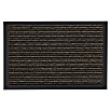 Astra Fußmatte Jade (Streifen, Schwarz/Braun, 80 x 60 cm, 100 % Polypropylen)