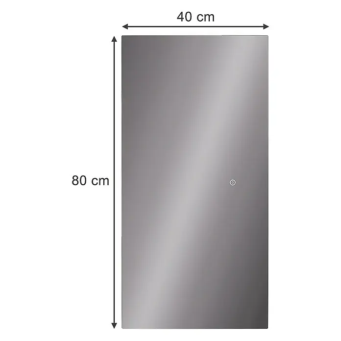 Vicco Wandspiegel Miral Glas mit Backlight Beleuchtung - Glas