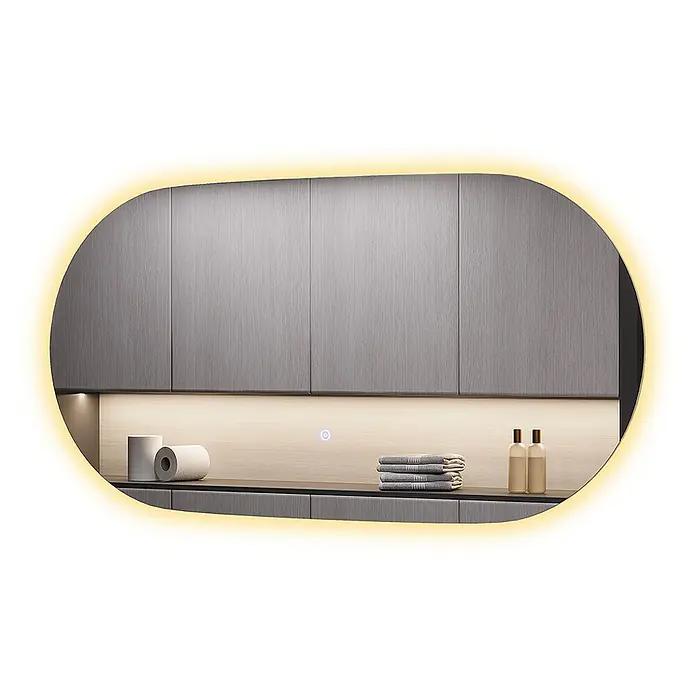 Vicco Wandspiegel Miral Glas mit Backlight Beleuchtung - Glas