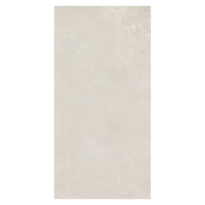 RAK Ceramics Feinsteinzeugfliese Valdi - 60 x 120 cm, White, Matt - Beige Marmorplatte mit subtilen Mustern und sanften Farbtönen, ideal für elegante Innenräume.