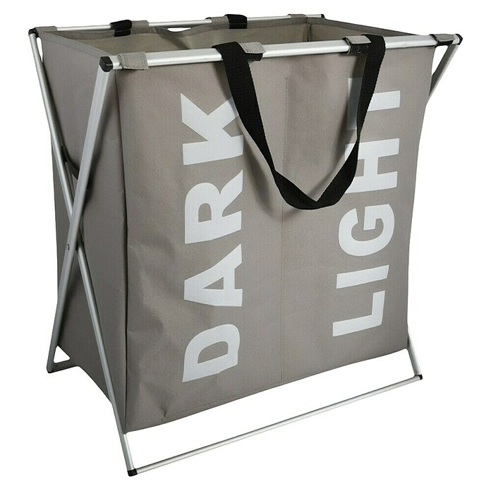 MSV Cesta de ropa (L x An x Al: 35 x 56 x 58 cm, Gris oscuro) | BAUHAUS