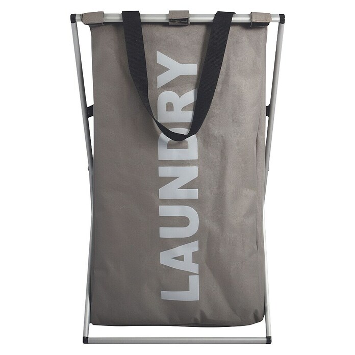 MSV Cesta de ropa (L x An x Al: 36 x 36 x 60 cm, Gris oscuro) | BAUHAUS
