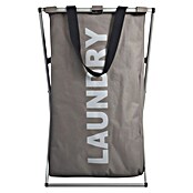 MSV Cesta de ropa (L x An x Al: 36 x 36 x 60 cm, Gris oscuro) | BAUHAUS