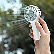 Cristal Record Ventilador de mano Travel (6,3 x 13,4 cm, Blanco) | BAUHAUS