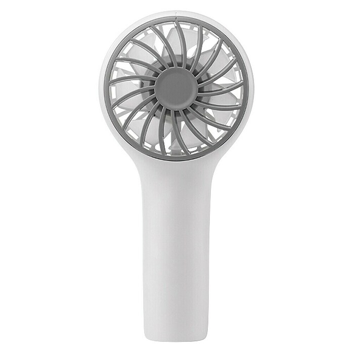 Cristal Record Ventilador de mano Travel (6,3 x 13,4 cm, Blanco) | BAUHAUS
