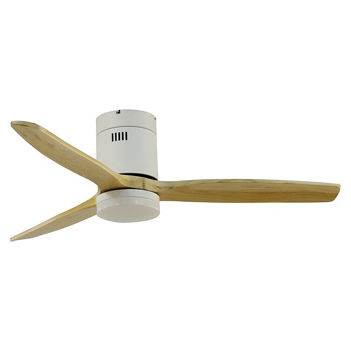 Cristal Record Ventilador de techo Nine Eco (29 W, Blanco, Diámetro: 122 cm, Tamaño de la estancia: 20 m²) | BAUHAUS