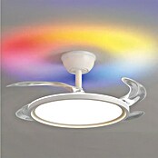 Cristal Record Ventilador de techo Rexus (Blanco, 92 cm, 20 W, RGB) | BAUHAUS