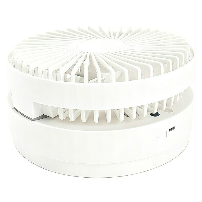 Cristal Record Ventilador de sobremesa Azule (Blanco, 20 cm) | BAUHAUS