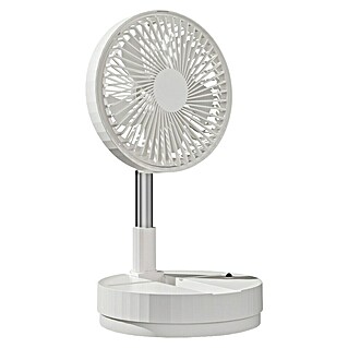 Cristal Record Ventilador de sobremesa Azule (Blanco, 20 cm)