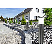 Globo Xeloo Vanjska svjetiljka s postoljem  (60 W, Boja kućišta: Plemeniti čelik, Opal, Bez izvora svjetlosti, Visina: 50 cm) | BAUHAUS