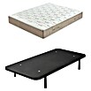 Unique Estructura de cama y colchón Toronto (L x An: 190 x 150 cm, Gris, Núcleo de muelles, Colchón a 2 caras/Antiácaros/Transpirable) | BAUHAUS