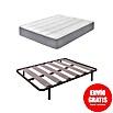 Unique Somier de láminas R66 y colchón Top (Largo: 190 cm, Ancho: 90 cm, Viscoelástica, Colchón a 2 caras) | BAUHAUS