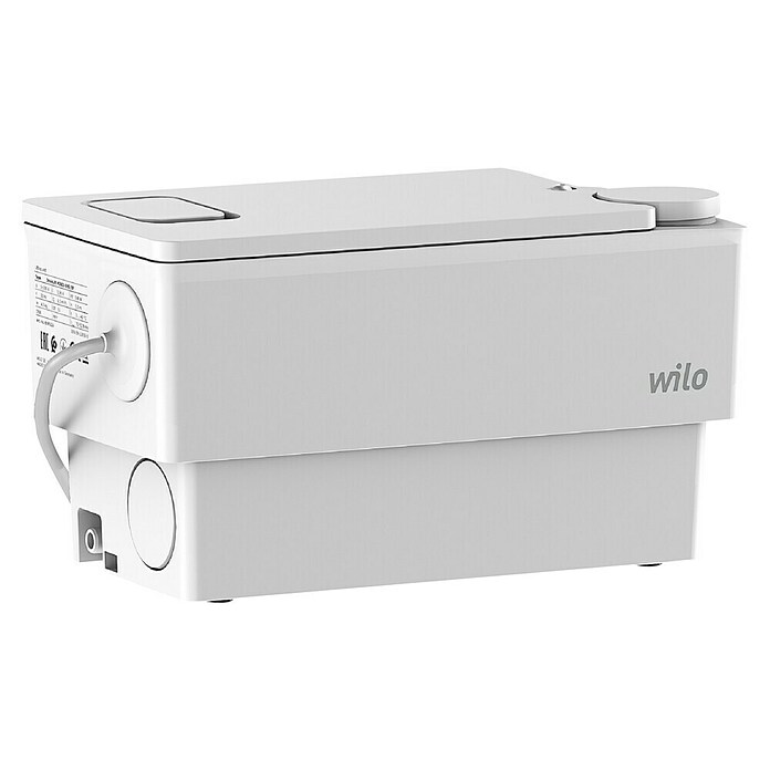 Wilo Kleinhebeanlage DrainLift MINI3 (Max. Förderhöhe: 5 827 m, 15 kW, Kunststoff) | BAUHAUS
