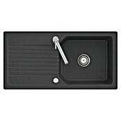 Villeroy & Boch Einbauspüle Linara (100 x 51 cm, Keramik, Schwarz) | BAUHAUS