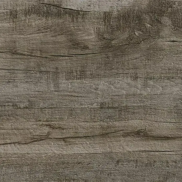 Terrassenfliese Essenze 2.0 - 40 x 120 x 2 cm, Musk, Matt - Abgenutzte Holzstruktur mit Maserung und Farbvariationen, ideal für rustikale Designs und Texturen.