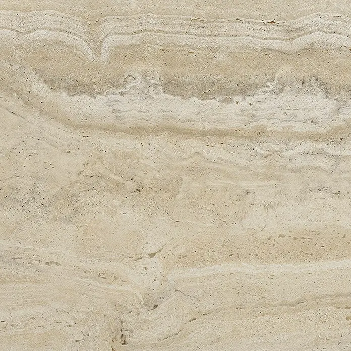 Terrassenfliese Duomo - 60 x 90 x 2 cm, Travertino, Matt - Elegante Travertinplatte mit natürlichen Maserungen in Beige. Ideal für stilvolle Innen- und Außenbereiche.
