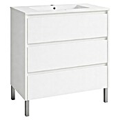 Mueble de lavabo Alexa (L x An x Al: 45 x 60 x 85 cm, Blanco, Melamina) | BAUHAUS