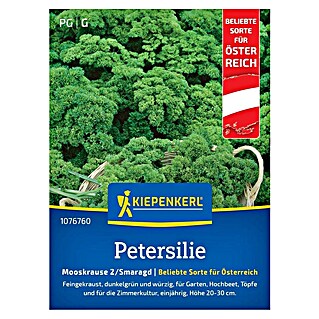 Kiepenkerl Petersilie Mooskrause 2 / Smaragd (Petroselinum crispum, Erntezeit: Juni, Inhalt reicht für ca. 250 Pflanzen)