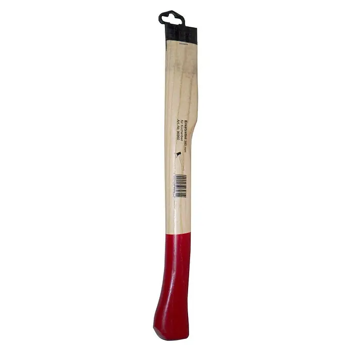 Gardol Mango para hacha - Largo: 380 mm - Mango de repuesto para hacha de 360 mm con empuñadura roja, ideal para reparaciones.