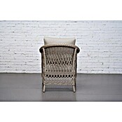 Sunfun Conjunto de muebles Soraya (4 pzs., Ratán sintético/Aluminio/Poliéster, Beige/Gris) | BAUHAUS