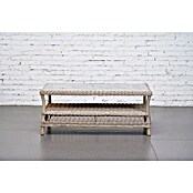 Sunfun Conjunto de muebles Soraya (4 pzs., Ratán sintético/Aluminio/Poliéster, Beige/Gris) | BAUHAUS