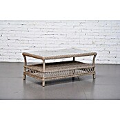 Sunfun Conjunto de muebles Soraya (4 pzs., Ratán sintético/Aluminio/Poliéster, Beige/Gris) | BAUHAUS