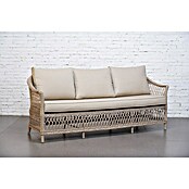 Sunfun Conjunto de muebles Soraya (4 pzs., Ratán sintético/Aluminio/Poliéster, Beige/Gris) | BAUHAUS