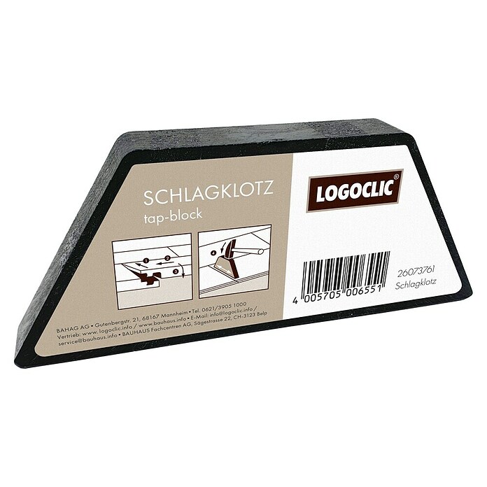 LOGOCLIC Schlagklotz Element (Passend für: LOGOCLIC Element Hartvinylboden)