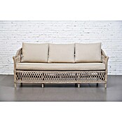 Sunfun Conjunto de muebles Soraya (4 pzs., Ratán sintético/Aluminio/Poliéster, Beige/Gris) | BAUHAUS