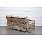 Sunfun Conjunto de muebles Soraya (4 pzs., Ratán sintético/Aluminio/Poliéster, Beige/Gris) | BAUHAUS