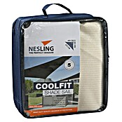Nesling Sonnensegel (L x B: 400 x 400 cm, Weiß, Dreieckig)