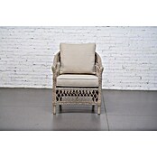Sunfun Conjunto de muebles Soraya (4 pzs., Ratán sintético/Aluminio/Poliéster, Beige/Gris) | BAUHAUS