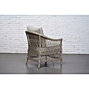 Sunfun Conjunto de muebles Soraya (4 pzs., Ratán sintético/Aluminio/Poliéster, Beige/Gris) | BAUHAUS