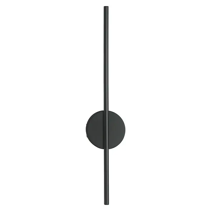 Lavida Akku-Wandleuchte - 60 cm x 12 cm x 5 mm, Schwarz, Warmweiß, 5 W, IP20 - Nahaufnahme einer schwarzen Spule auf einem Stab, ein Bestandteil, der in verschiedenen Geräten Verwendung findet.