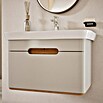 VitrA Sento Badmöbel-Set Sento (80 cm, Hellgrau, Griffmulde) | BAUHAUS