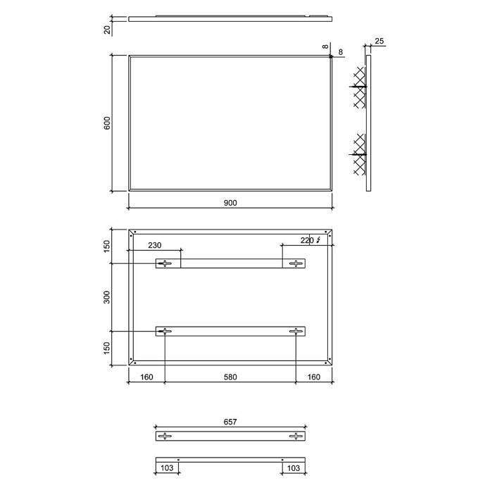 Ximax Infrarotheizkörper (90 x 60 cm, 600 W, Weiß) | BAUHAUS